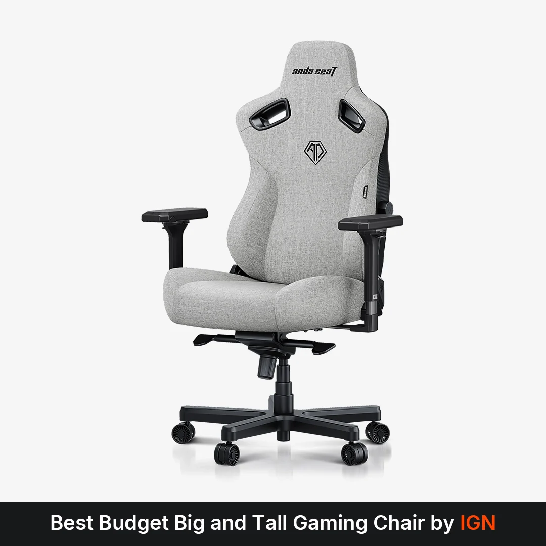 AndaSeat Ash Gray Kaiser 3 Series Premium Gaming Chair - Image 3
