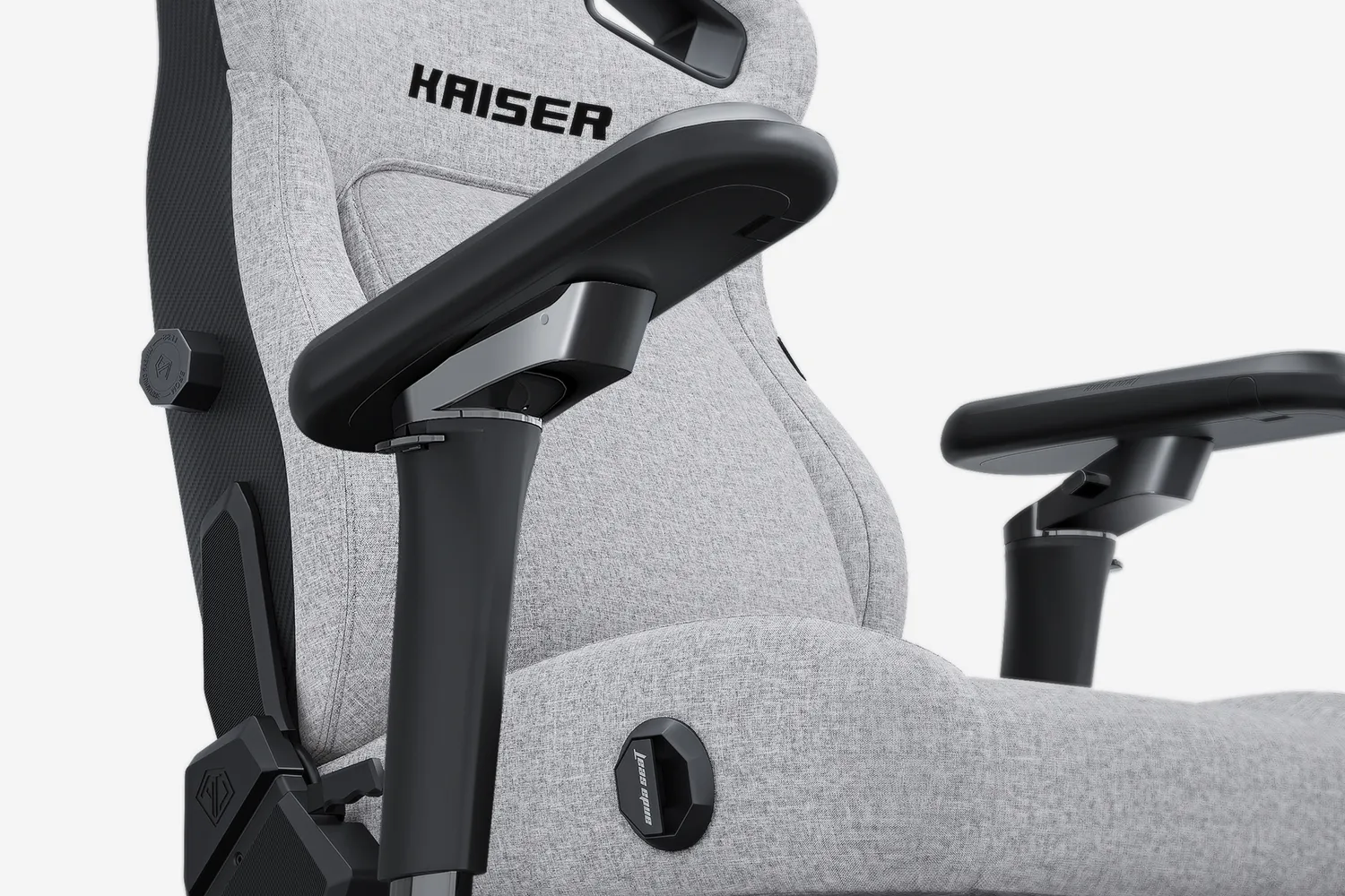 AndaSeat Ash Gray Kaiser 4 6D Armrest Gaming Chair - Image 8