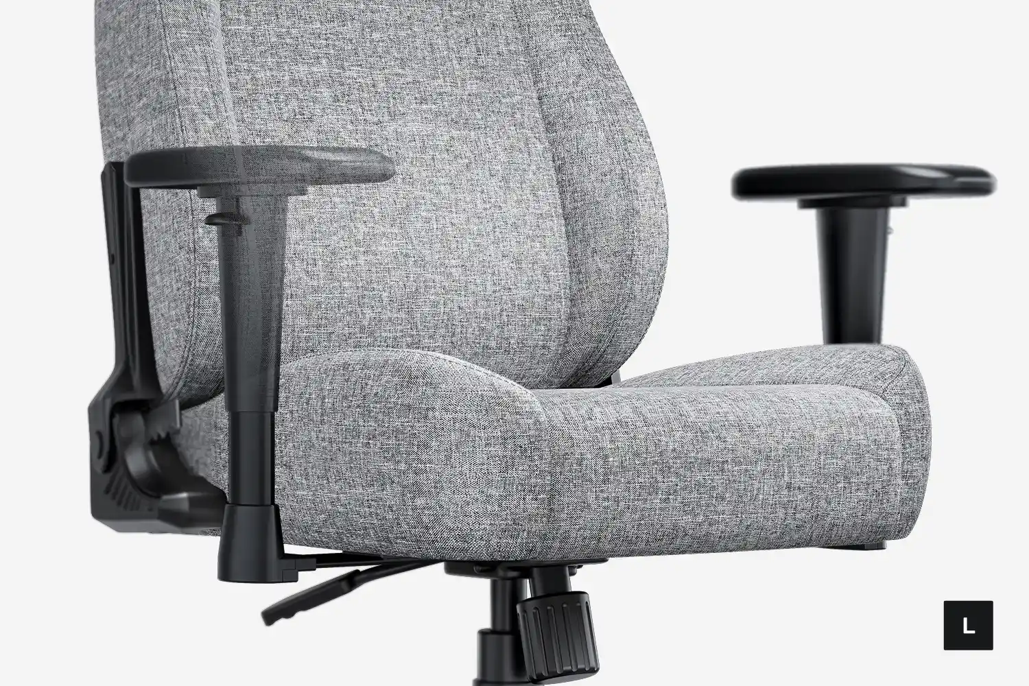 AndaSeat Ash Gray Novis Series Best Budget Ergonomic Gaming Chair - Image 6
