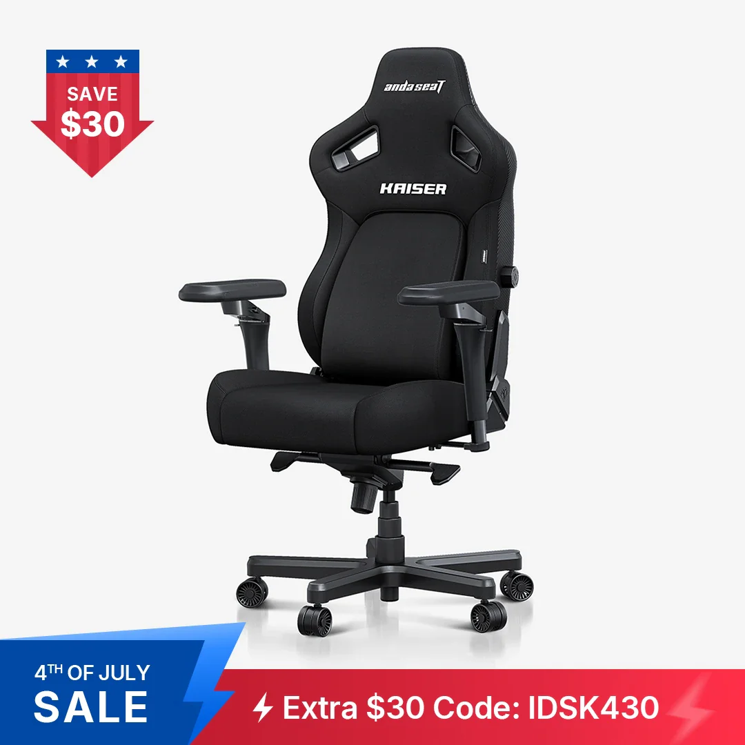 AndaSeat Carbon Black Kaiser 4 6D Armrest Gaming Chair