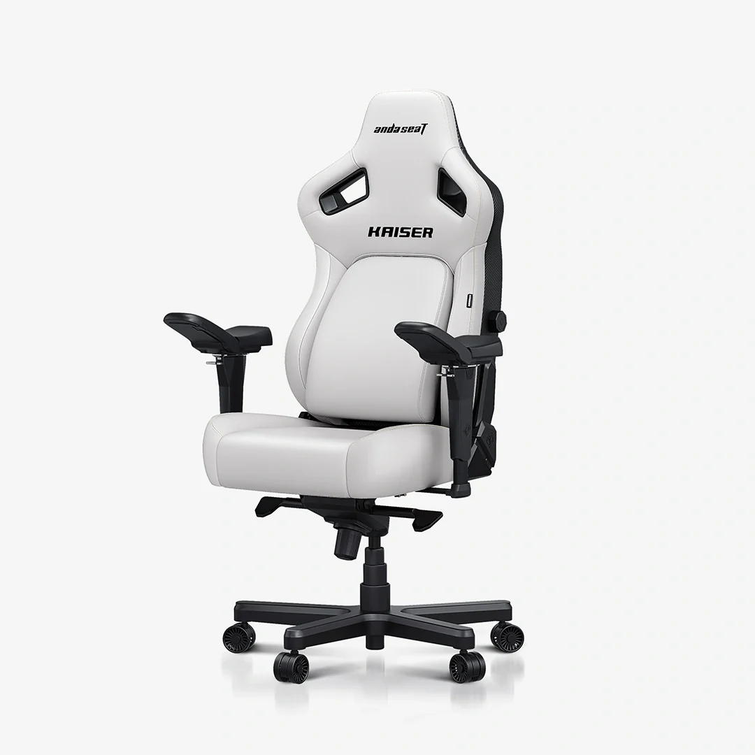 AndaSeat Cloudy White Kaiser 4 Series Premium Gaming Chair - Image 3