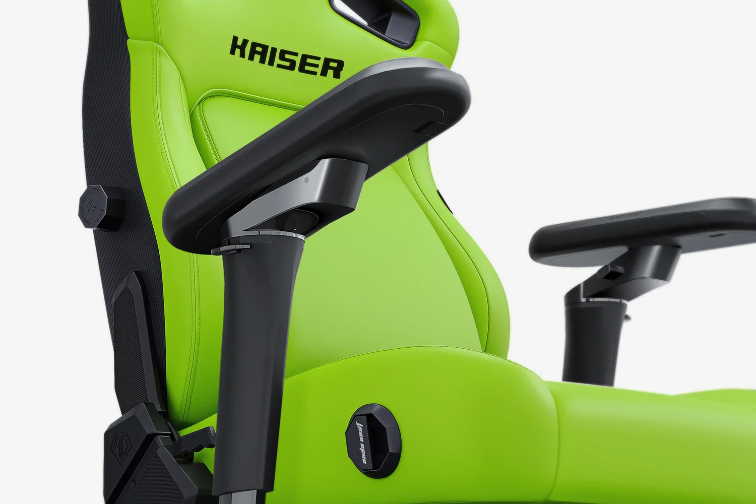 AndaSeat Cyber Green Kaiser 4 6D Armrest Gaming Chair - Image 3