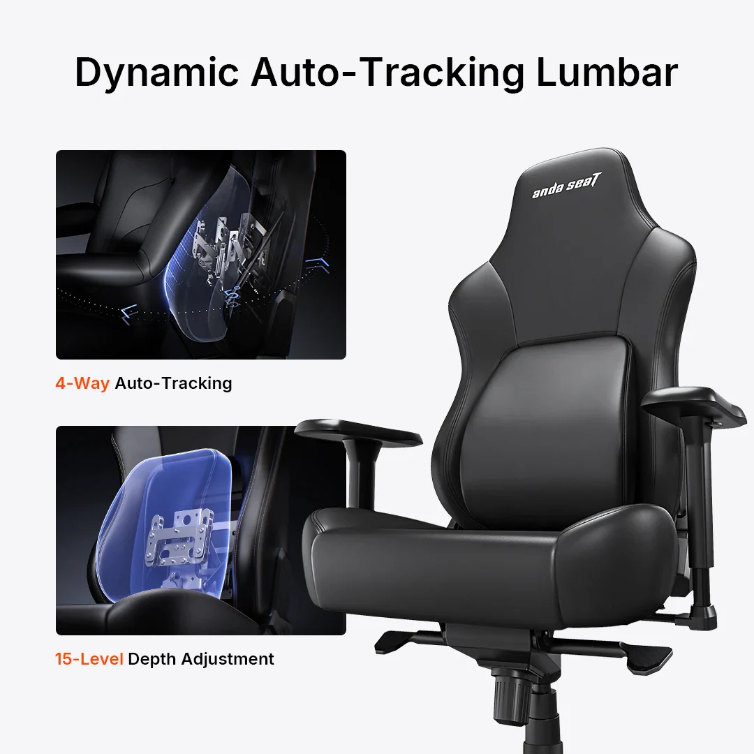AndaSeat Elegant Black Phantom 4 Series Ergonomic Office Gaming Chair - Image 5