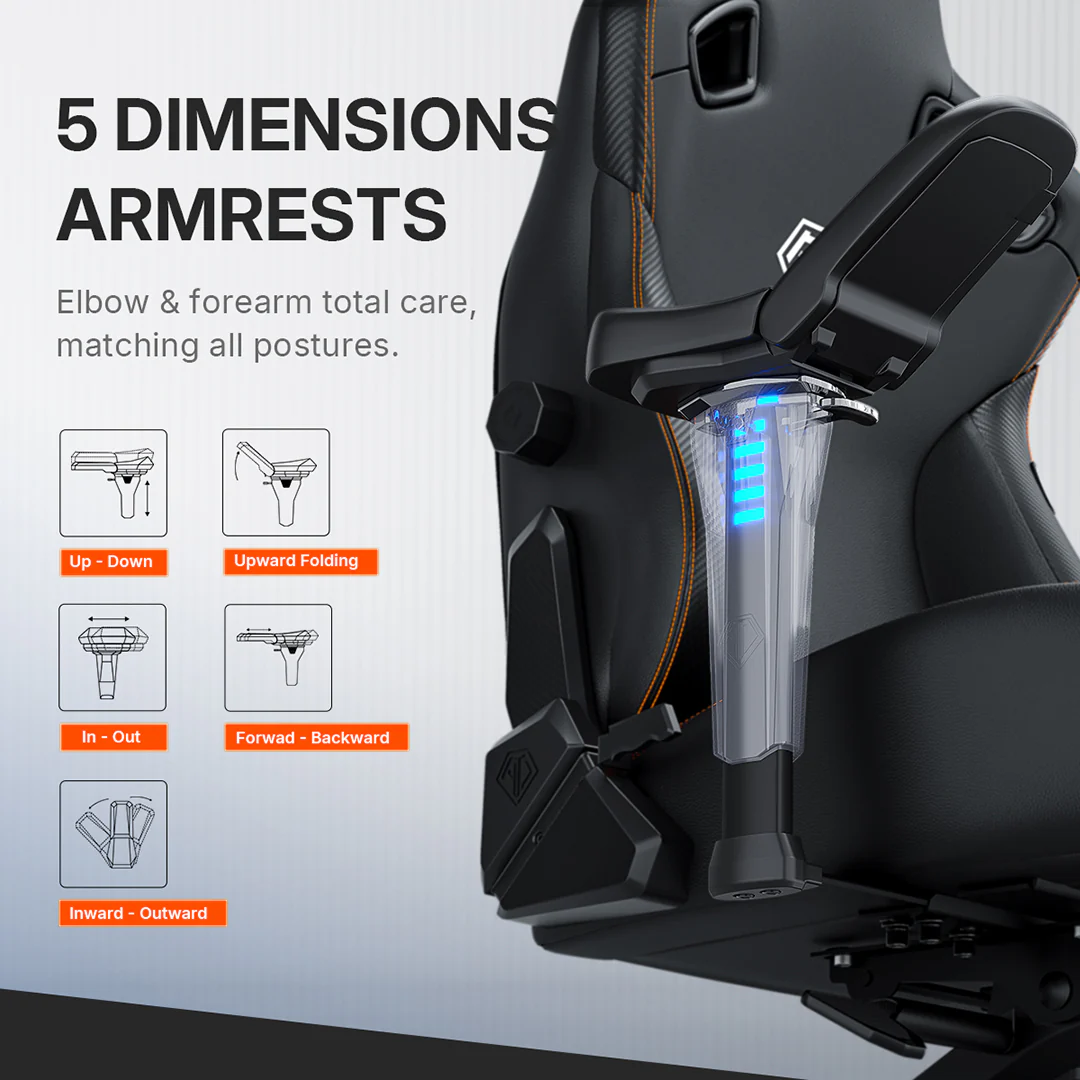 AndaSeat Kaiser 3 Pro 5D Armrest Gaming Chair - Image 25