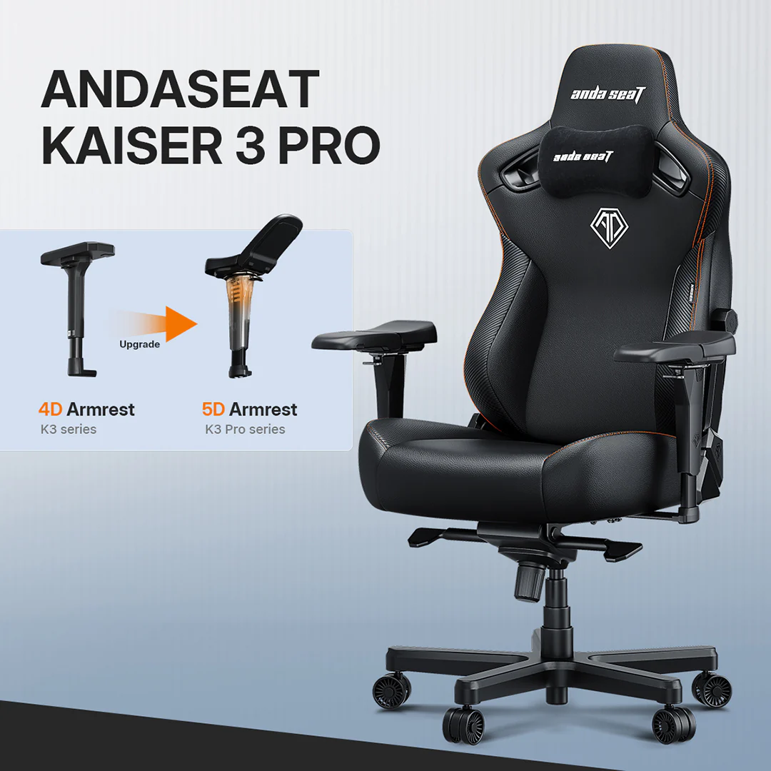 AndaSeat Kaiser 3 Pro 5D Armrest Gaming Chair - Image 3
