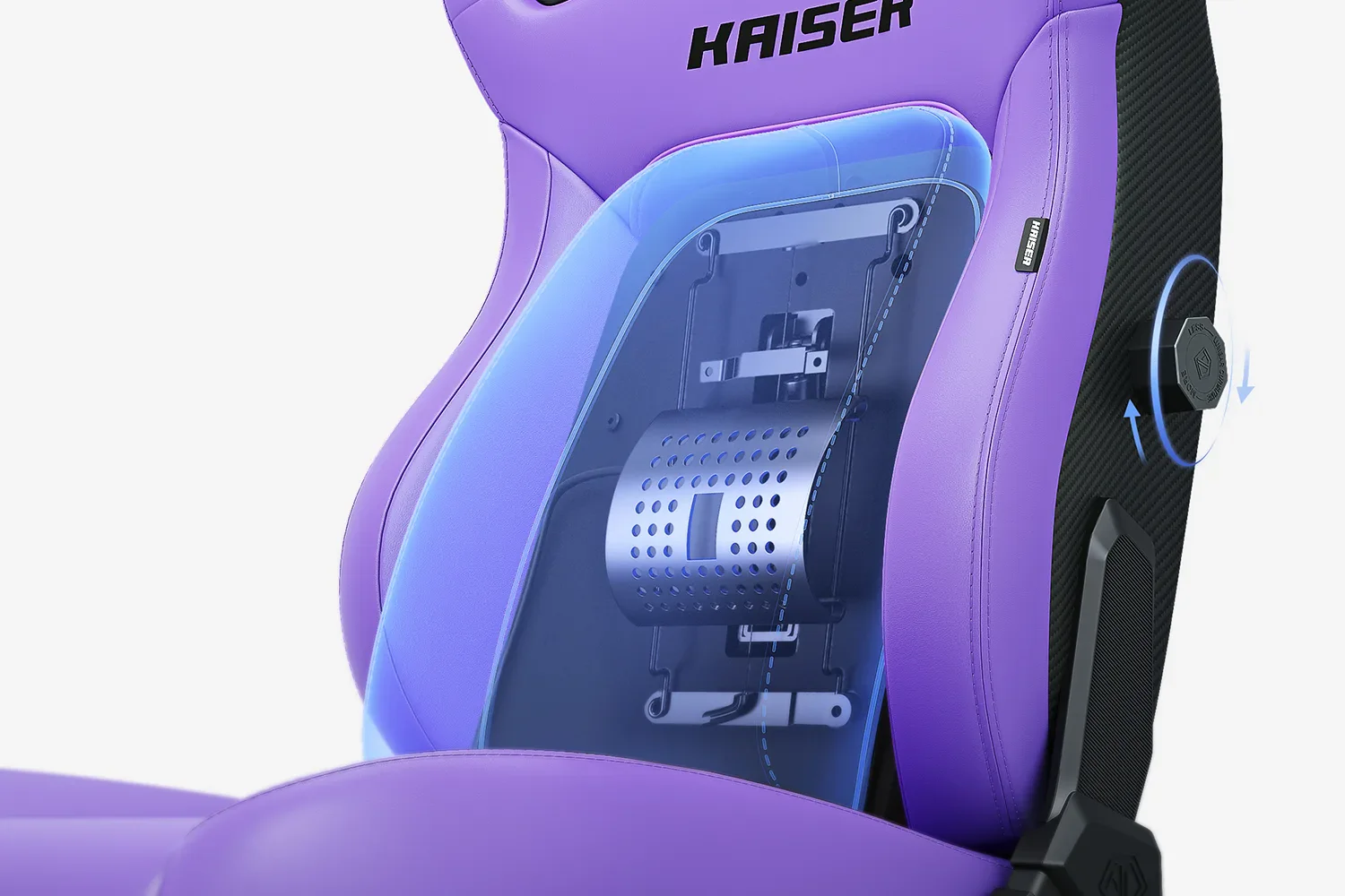 AndaSeat Zen Purple Kaiser 4 6D Armrest Gaming Chair - Image 6